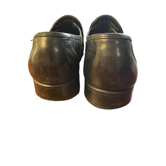 Florsheim Mens Black Tassel Detail Slip On Loafers Sz 9.5 - Picture 7 of 9